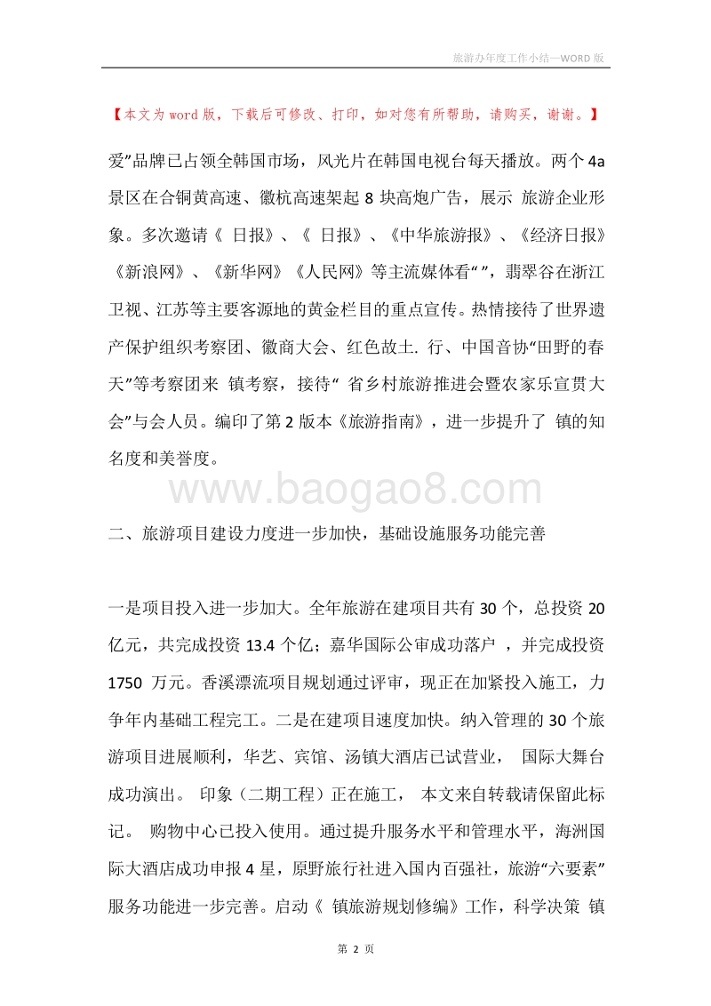 旅游办年度工作小结.docx_第2页