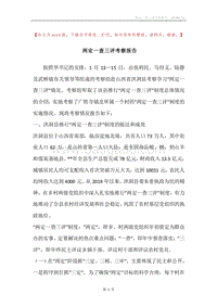 两定一查三评考察报告.docx