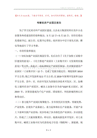 考察经济产业园区报告.docx