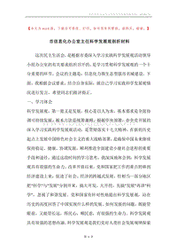 市信息化办公室主任科学发展观剖析材料.docx