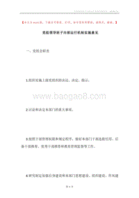 党组领导班子内部运行机制实施意见.docx