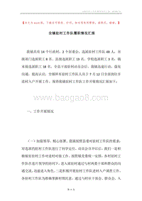 全镇驻村工作队履职情况汇报.docx