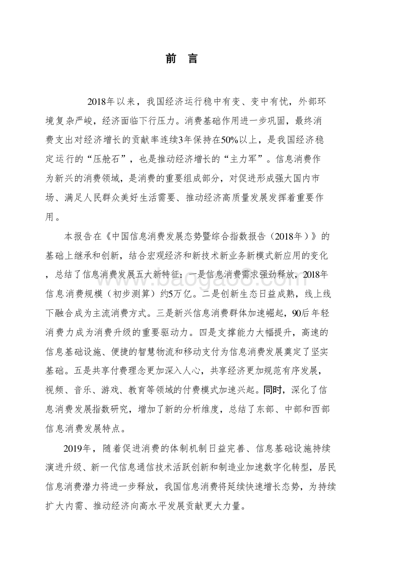 2019年中国信息消费发展态势及展望报告.doc_第3页