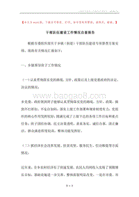 干部队伍建设工作情况自查报告.docx