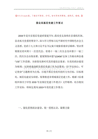 蚕业局基层党建工作要点.docx