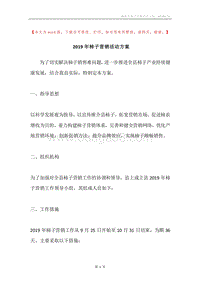 2019年柿子营销活动方案.docx