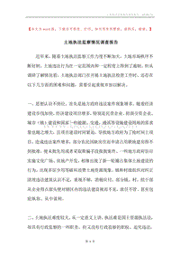 土地执法监察情况调查报告.docx