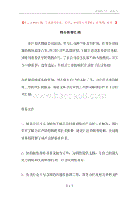 商务销售总结.docx
