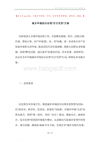 城乡环境综合治理“百日攻坚”方案.docx