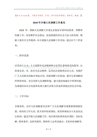2019年乡镇人民调解工作意见.docx