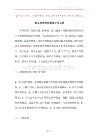 副总经理挂职锻炼工作总结.docx