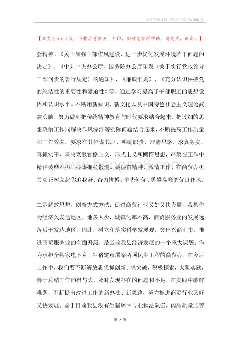 商贸办领导班子整改汇报.docx_第2页