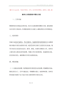 森林火灾隐患集中整治方案.docx
