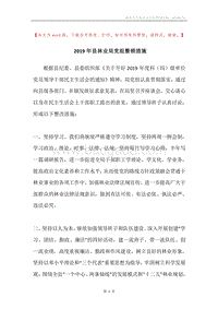 2019年县林业局党组整顿措施.docx