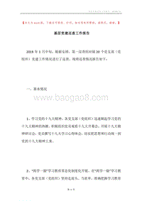 基层党建巡查工作报告.docx