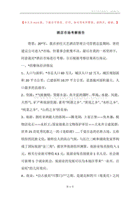 酒店市场考察报告.docx