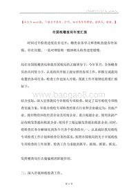 市国税稽查局年度汇报.docx