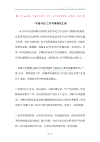 “名誉书记”工作开展情况汇报.docx