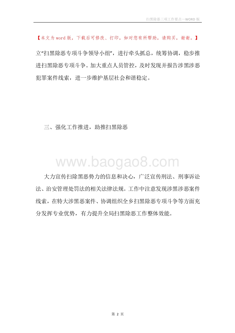扫黑除恶三项工作要点.docx_第2页