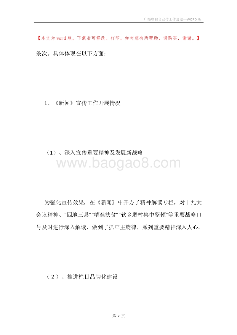广播电视台宣传工作总结.docx_第2页