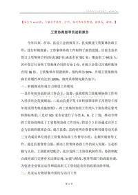 工资协商指导员述职报告.docx