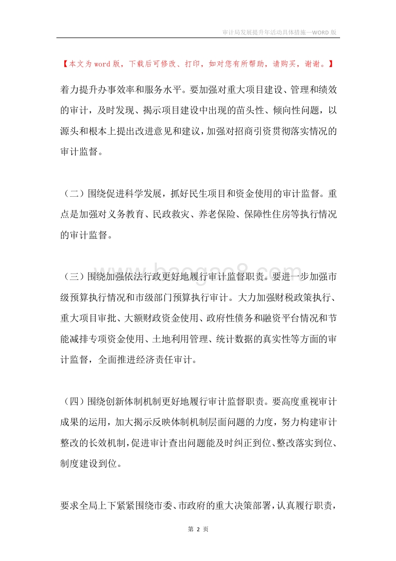 审计局发展提升年活动具体措施.docx_第2页