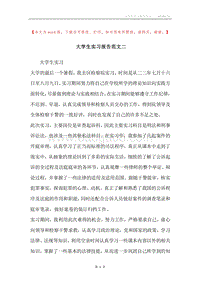 大学生实习报告范文二.docx