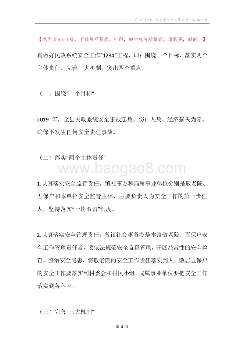 民政局2019年安全生产工作意见.docx_第2页