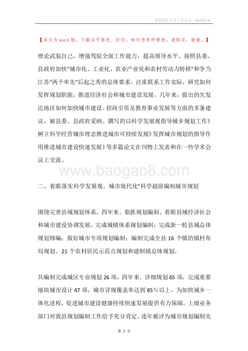 规划局长年末工作总结.docx_第2页