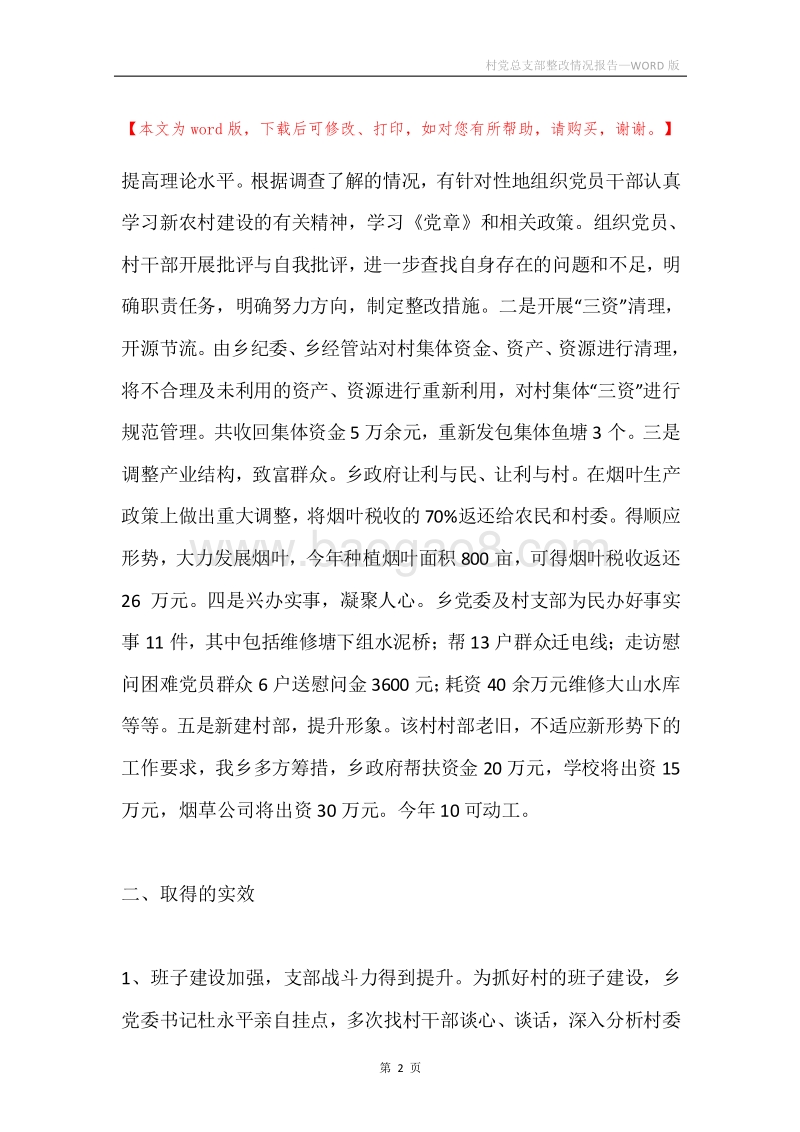 村党总支部整改情况报告.docx_第2页