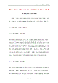 市发改委信息工作年报.docx