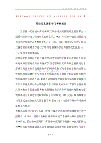 劳动关系调整学习考察报告.docx