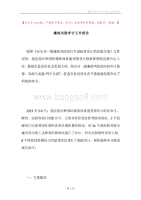 廉政风险审计工作报告.docx