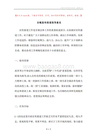 全镇宣传报道指导意见.docx