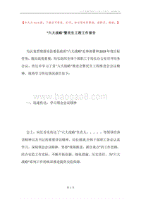 “六大战略”暨民生工程工作报告.docx