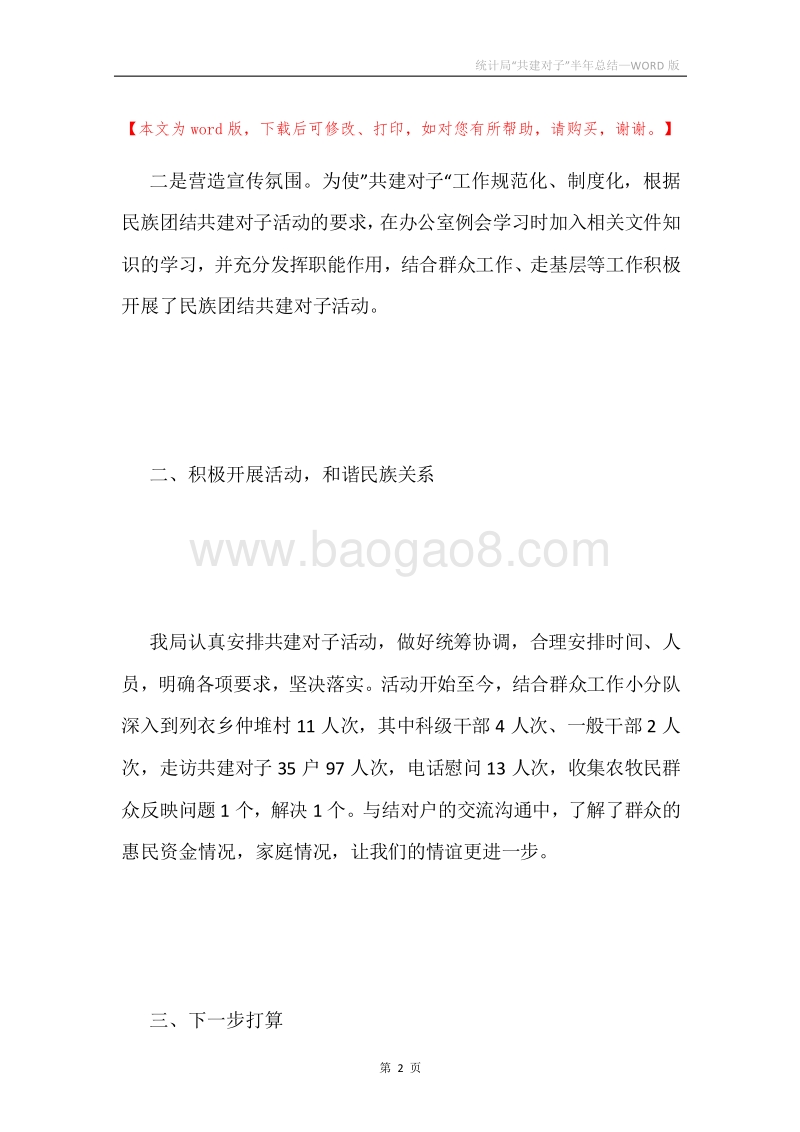 统计局“共建对子”半年总结.docx_第2页