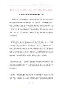 农发办“六五”普法自查整改情况汇报.docx