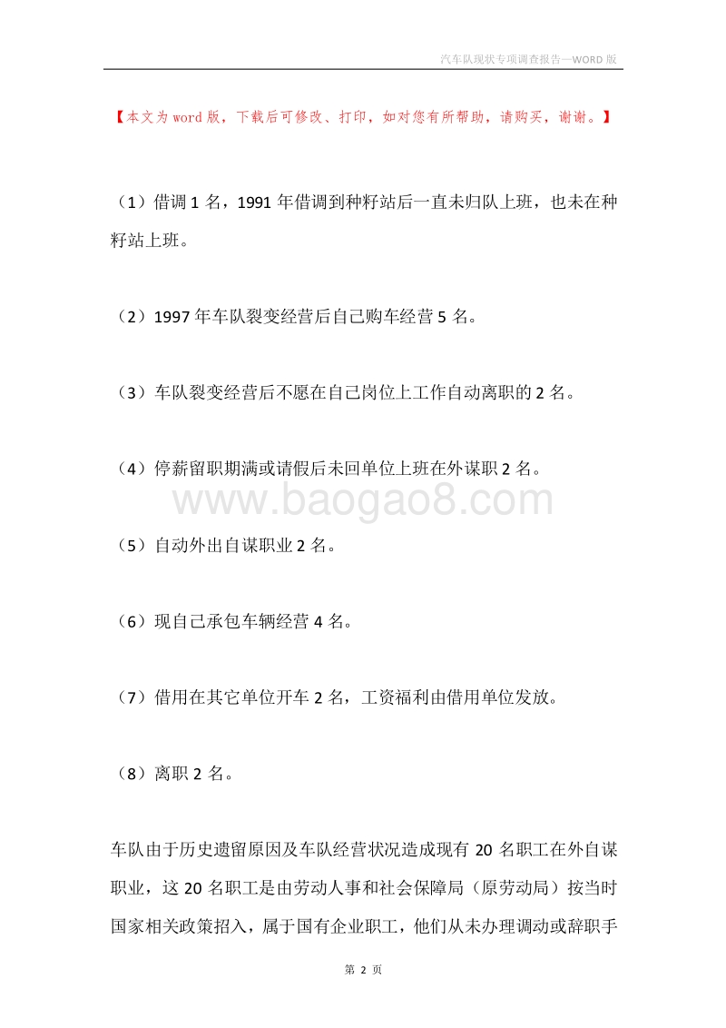 汽车队现状专项调查报告.docx_第2页