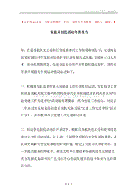 安监局创优活动年终报告.docx