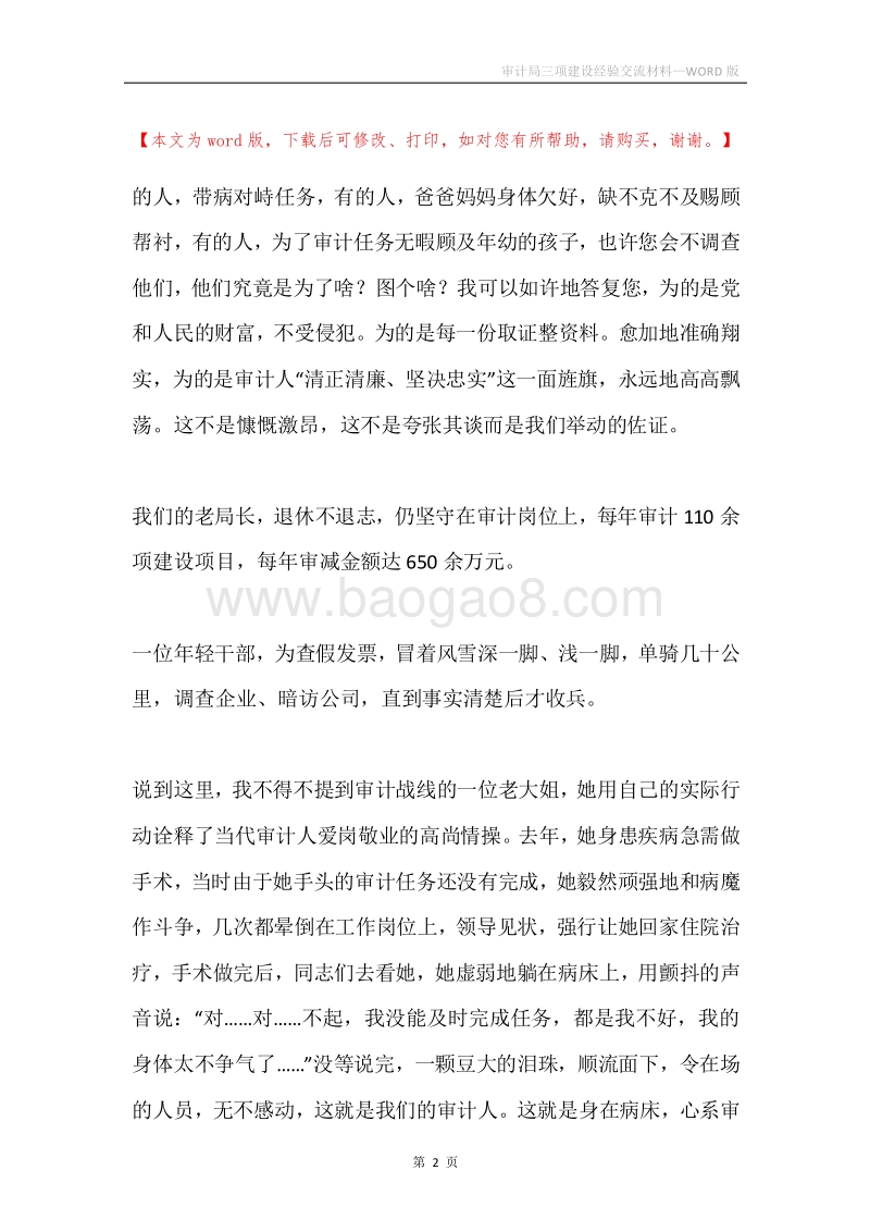 审计局三项建设经验交流材料.docx_第2页