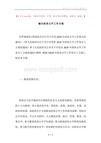 编办政务公开工作方案.docx