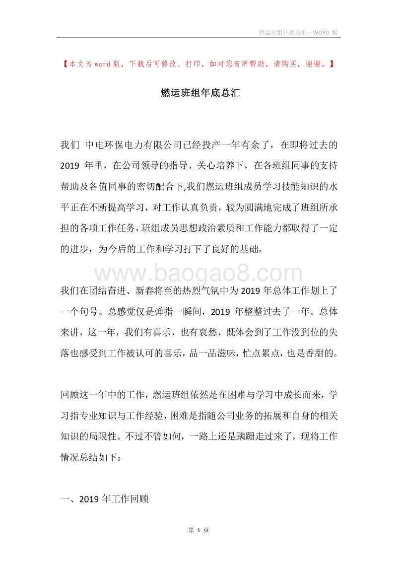 燃运班组年底总汇.docx_第1页