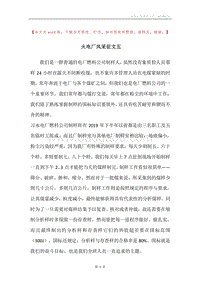 火电厂风采征文五.docx