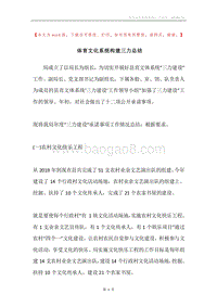 体育文化系统构建三力总结.docx