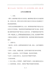 公司文化营销方案.docx