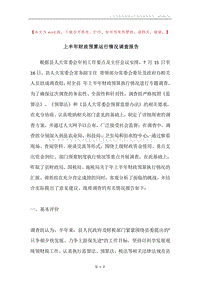 上半年财政预算运行情况调查报告.docx
