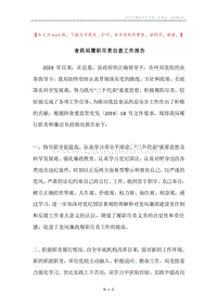 食药局履职尽责自查工作报告.docx