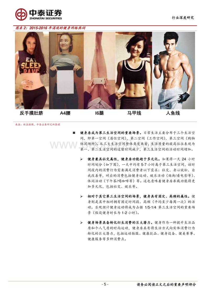 健身服务行业深度报告：最燃时尚场景崛起.pdf_第5页