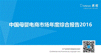2016中国母婴电商市场年度综合报告.pdf