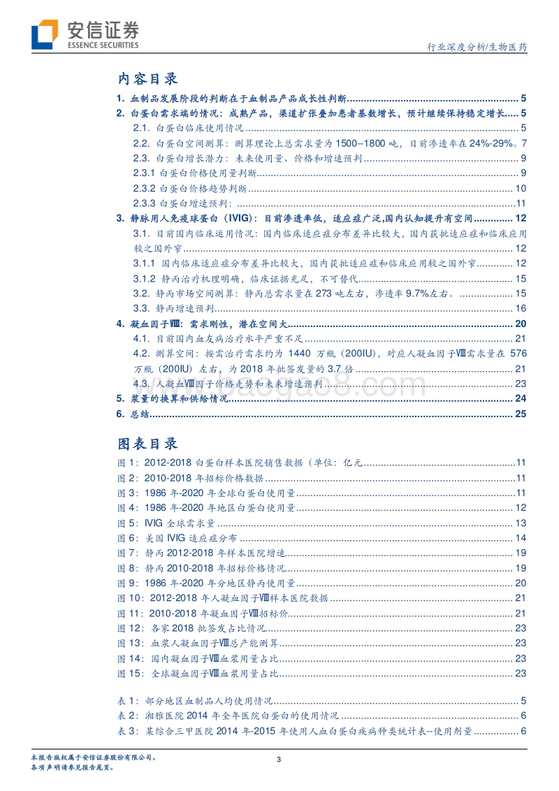 关于血制品的供与需：血制品成长性判断.pdf_第3页